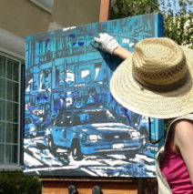 artist Brooke Harker painting Jewel of the City