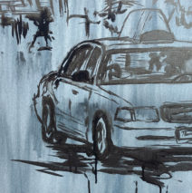 the beginning of Harker’s “Parade of Taxis”