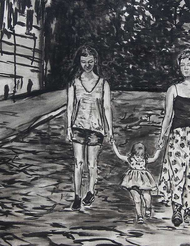 close up of the sisters in Brooke Harker’s “Sisters in Paris”