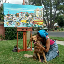 A Dog Named Mango visits Art Studio