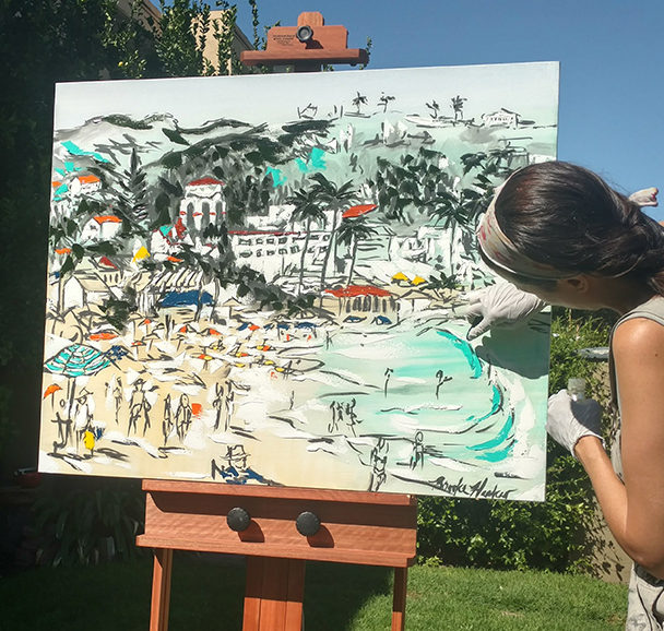 Laguna in Motion in process