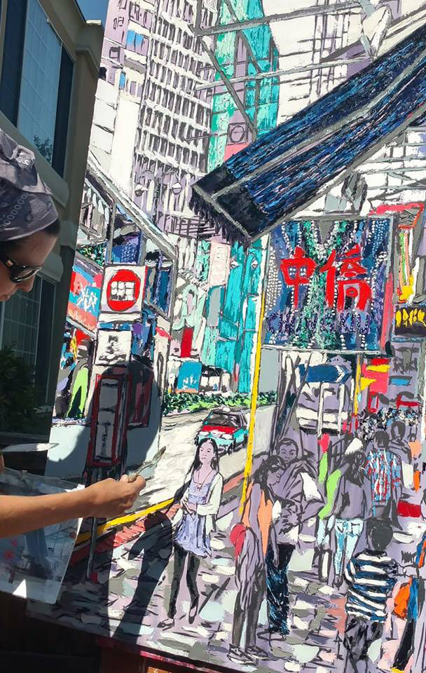 painting Song of Hong Kong