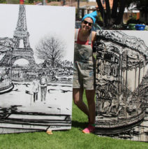 Harker with two Eiffels and Carousels