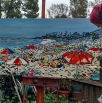 Harker painting This Life