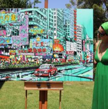 the finished “Spirit Ride” with Brooke Harker