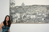 Brooke Harker with “Time for Rome” at GDCA