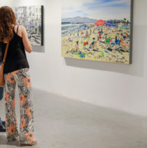 viewing “Leisure Day” by Brooke Harker at Castelli Artspace