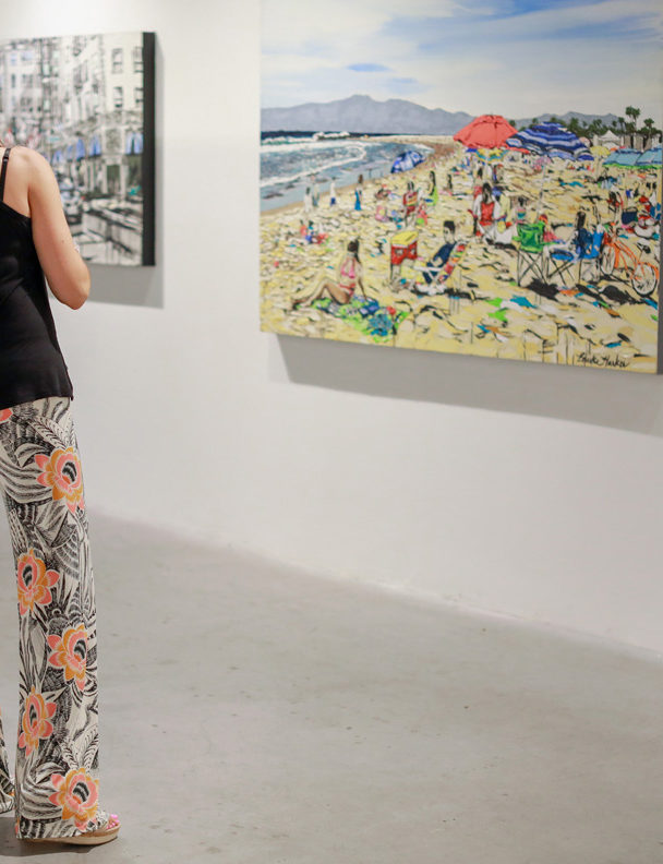 viewing “Leisure Day” by Brooke Harker at Castelli Artspace