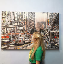 art by Brooke Harker on view in Boville Ernica, Italy