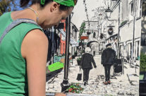 Brooke Harker painting “Guardians of Light” green