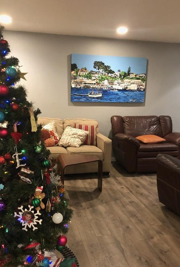 “Nautical Hearts” in home for the holidays