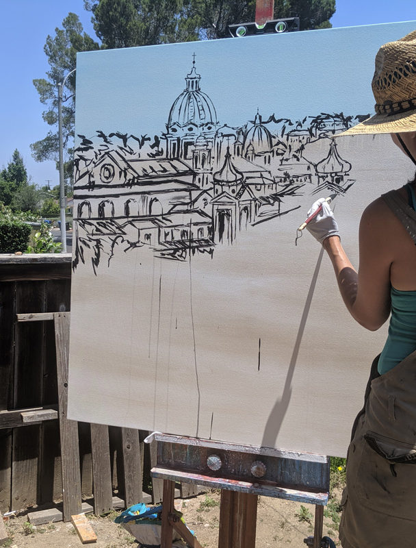 Brooke Harker beginning “Una Vista di Roma”