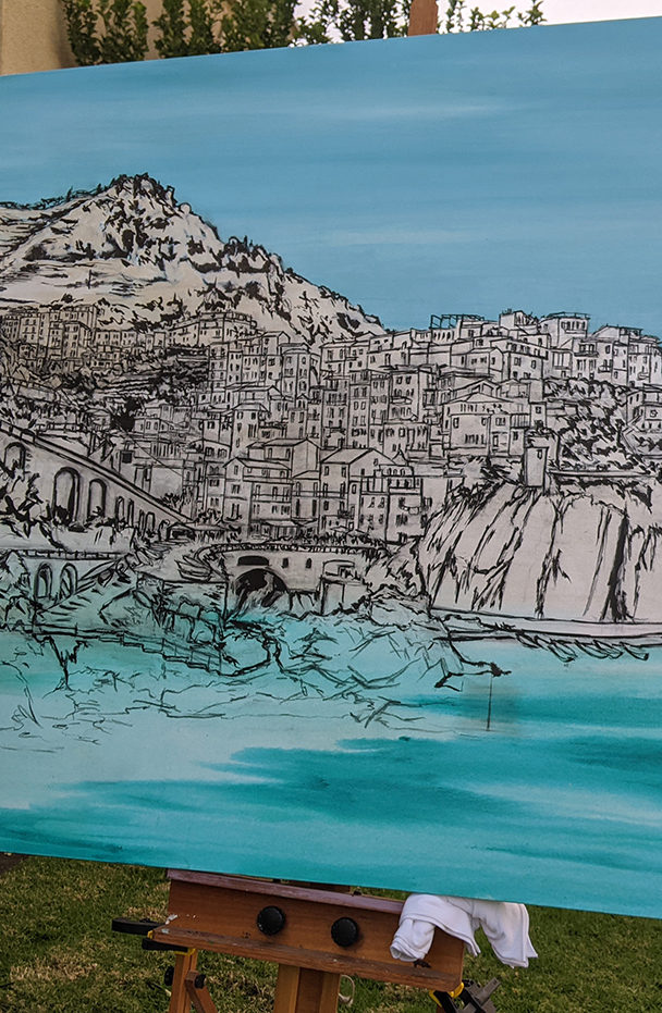 Early stages of Manarola Memories
