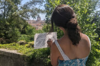 Sketching in Rome, Italy