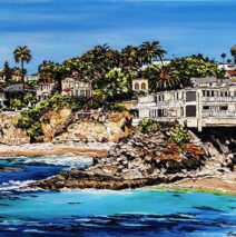 A Time To Dream | by Brooke Harker | 48″ x 60″ | ink, oil & acrylic on canvas | SOLD