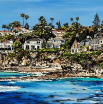 A Time to Love | by Brooke Harker | 48″ x 60″ | ink, oil & acrylic on canvas | SOLD