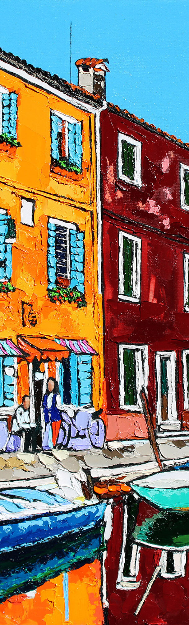 Untethered Dreams | by Brooke Harker | 36″ x 36″ | ink, oil & acrylic on canvas